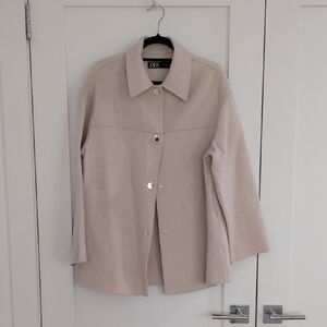 Zara Women's Light Beige Blazer